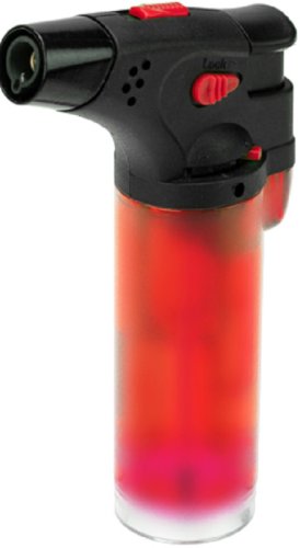 Газовая горелка мини Rexant GT-11 заправляемая красная (горелка)  картинка